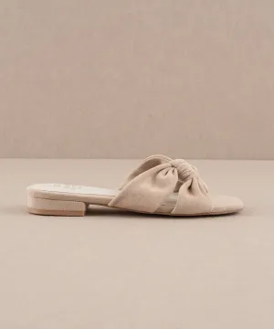 The Kori Cream | Knotted Sandal: CREAM