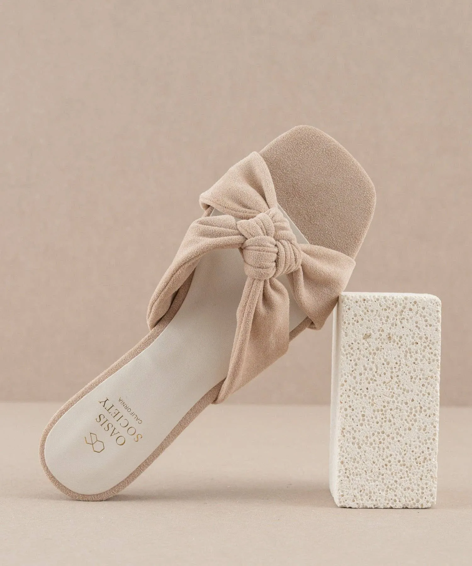 The Kori Cream | Knotted Sandal: CREAM