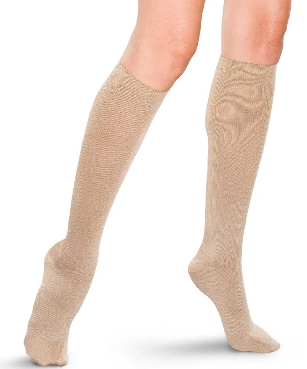 Therafirm Women's Ribbed Trouser Socks 15-20mmHg