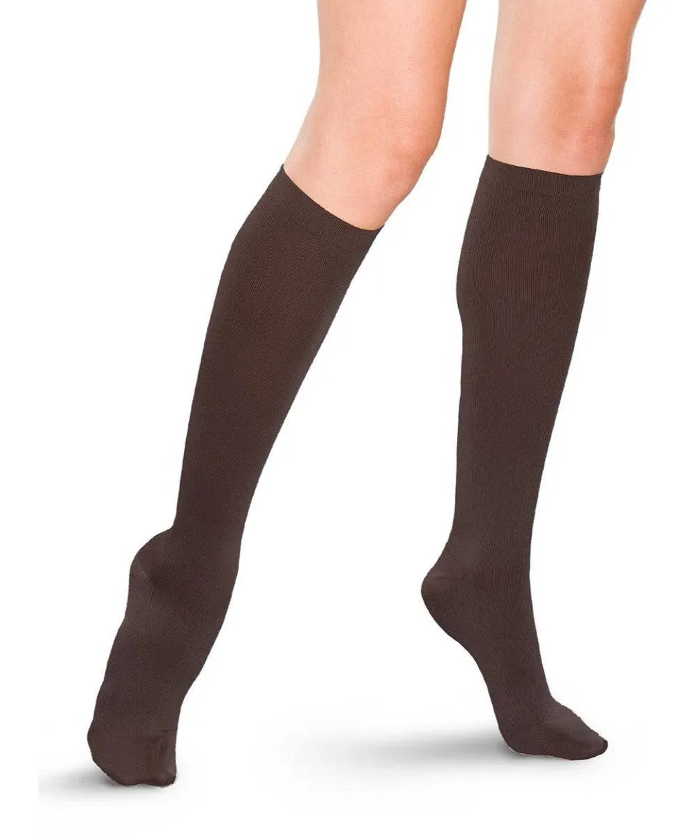 Therafirm Women's Ribbed Trouser Socks 15-20mmHg