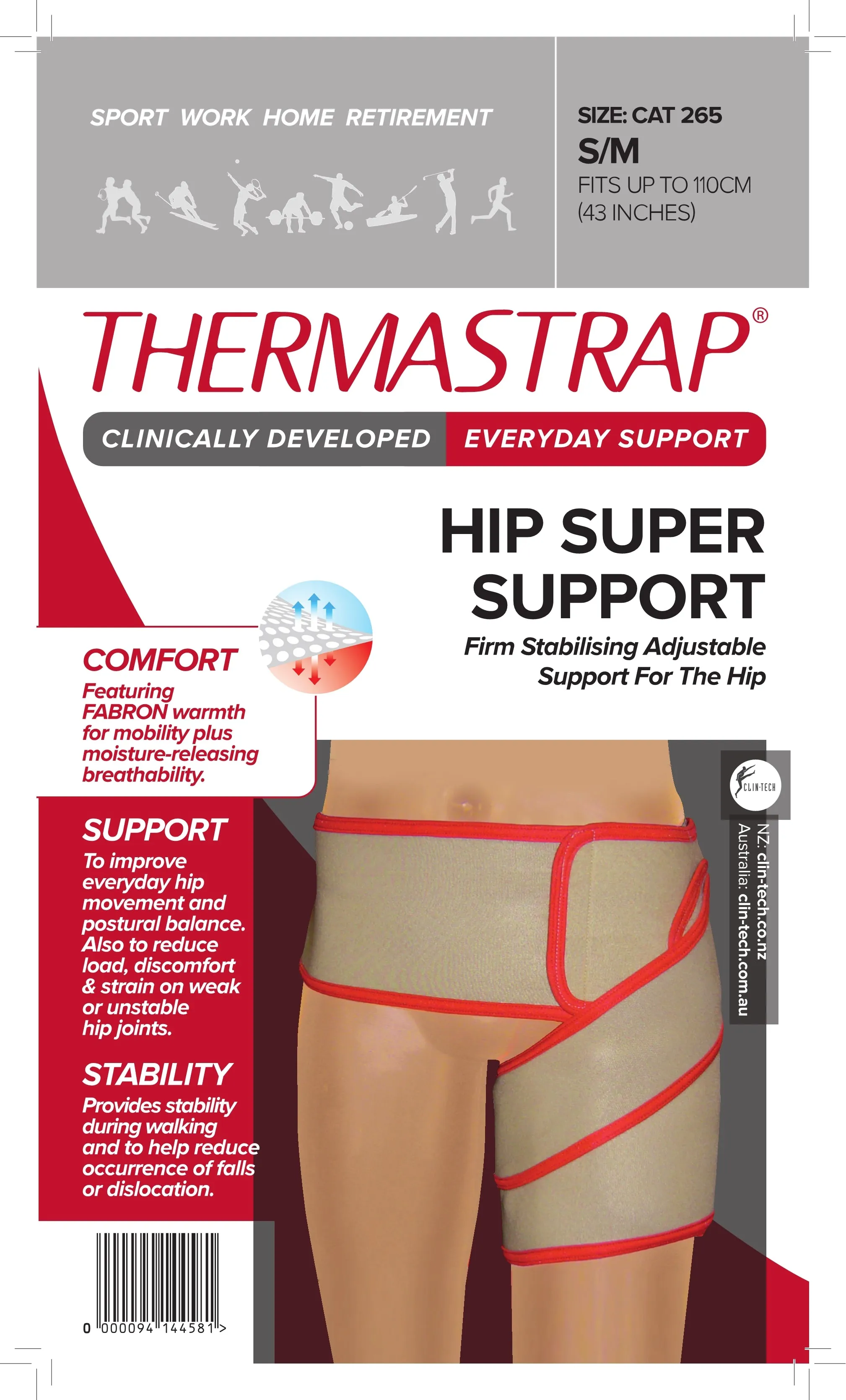 Thermastrap Hip Stabiliser Support