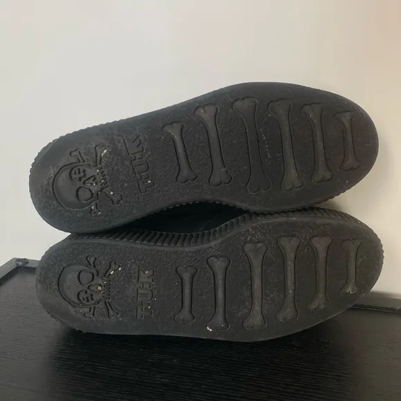 T.U.K Black Suede Viva Mondo Creeper Platform