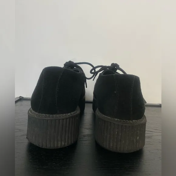 T.U.K Black Suede Viva Mondo Creeper Platform