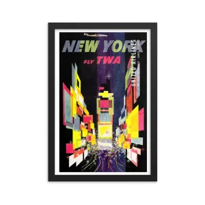 TWA New York Times Square Poster