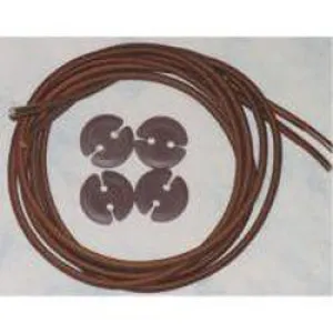 Tyless Laces - Brown (1 Pair Pack) Shoelaces