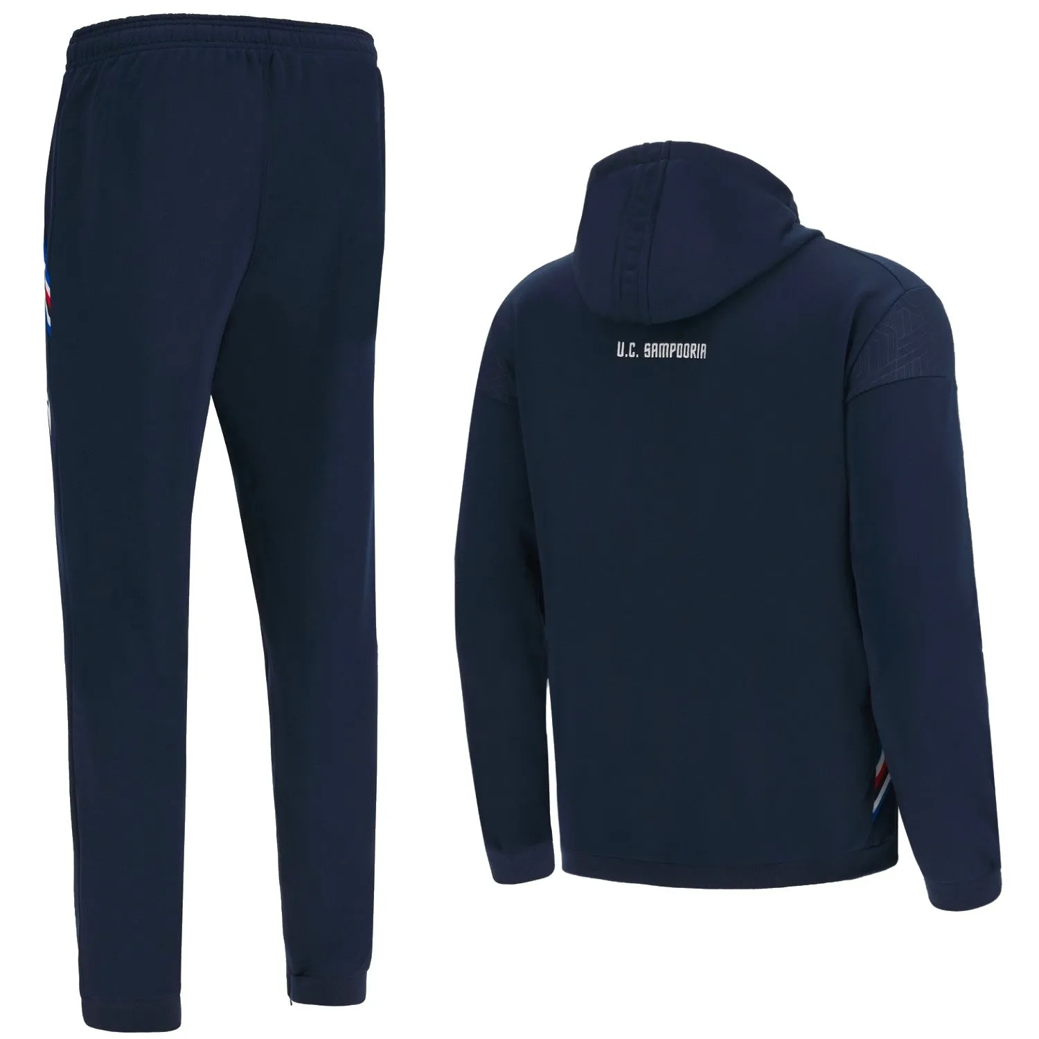 UC Sampdoria navy travel presentation tracksuit 2022/23 - Macron