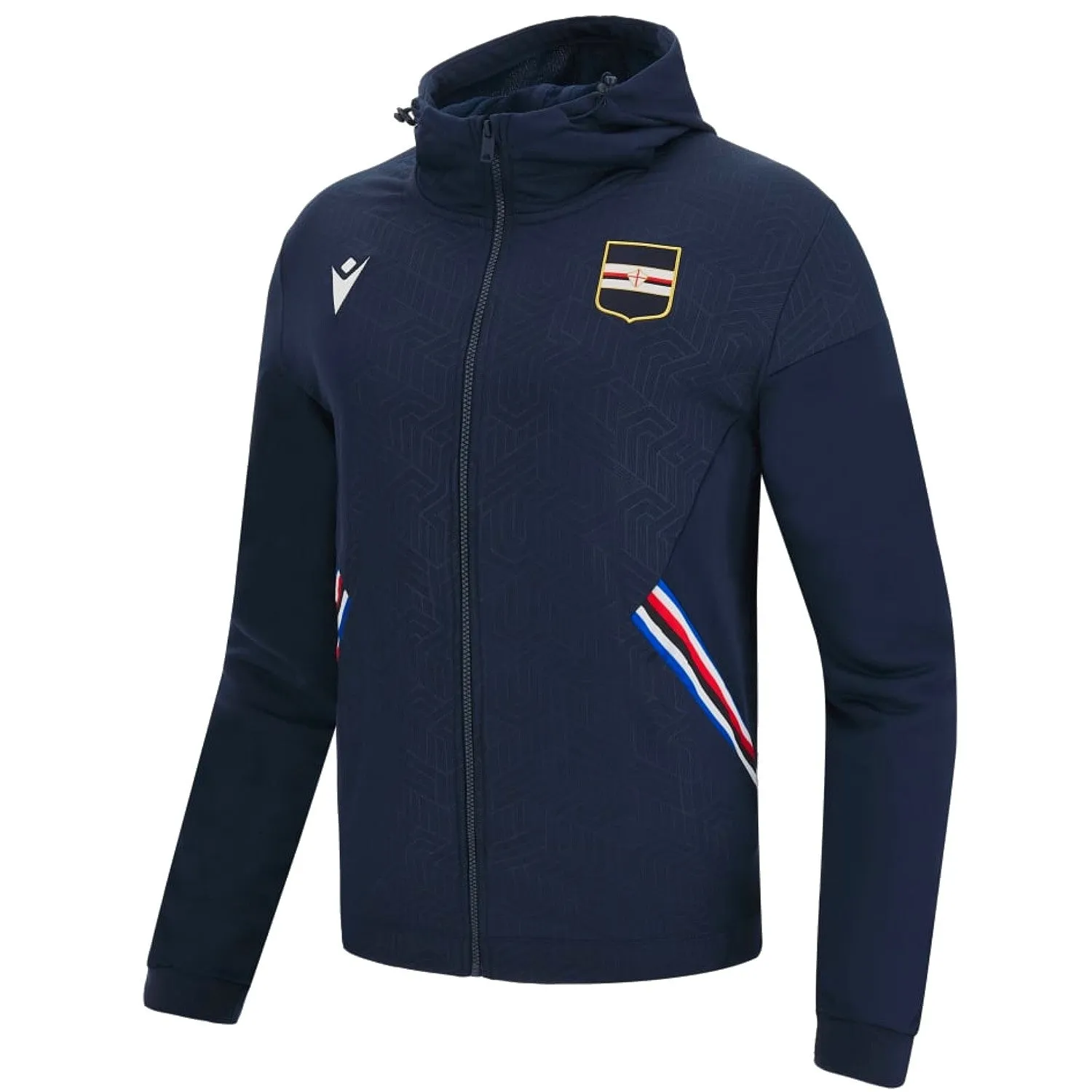 UC Sampdoria navy travel presentation tracksuit 2022/23 - Macron