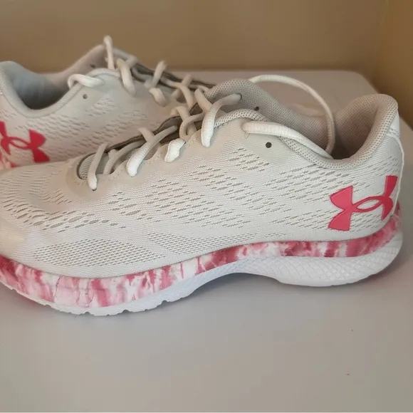 Under Armour Running Shoes Youth 6.5Y UA Bandit 6 White Pink Camo Girls Women