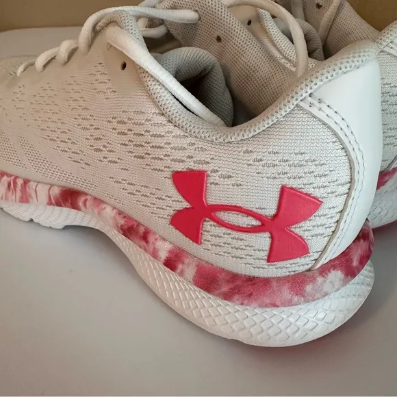 Under Armour Running Shoes Youth 6.5Y UA Bandit 6 White Pink Camo Girls Women