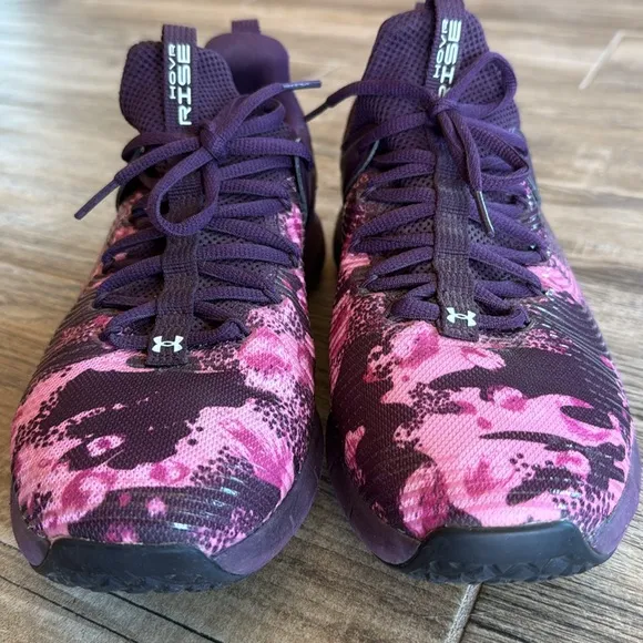 Under Armour Women's HOVR Rise 2 Cross Trainer | Polaris Purple sz 10