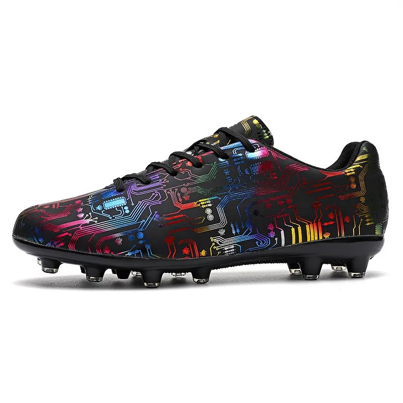 Unisex Ankle Football Boots Cleats Grass Training