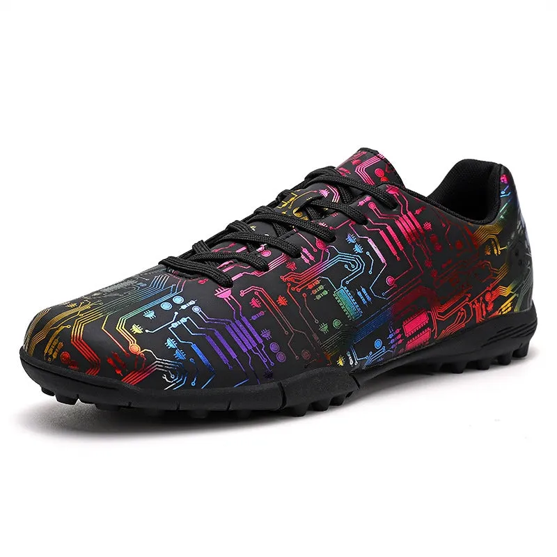 Unisex Ankle Football Boots Cleats Grass Training