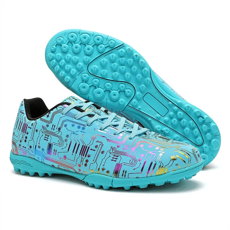 Unisex Ankle Football Boots Cleats Grass Training