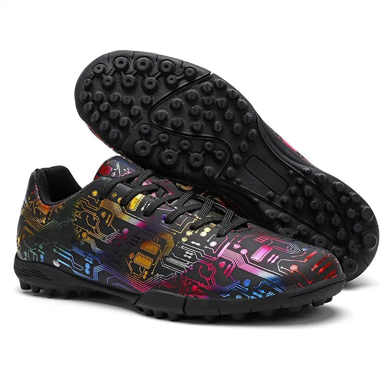 Unisex Ankle Football Boots Cleats Grass Training