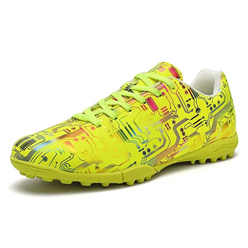 Unisex Ankle Football Boots Cleats Grass Training