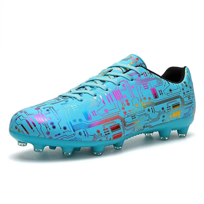 Unisex Ankle Football Boots Cleats Grass Training