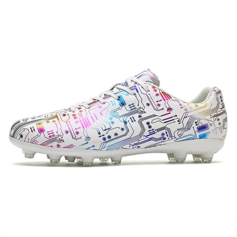 Unisex Ankle Football Boots Cleats Grass Training