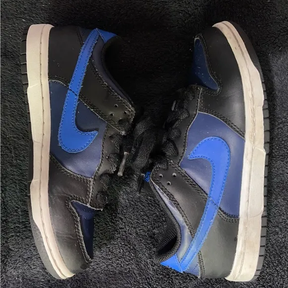 Unisex Kids Nike Dunk Low Black/Navy sz 1y