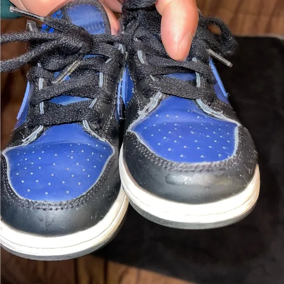 Unisex Kids Nike Dunk Low Black/Navy sz 1y