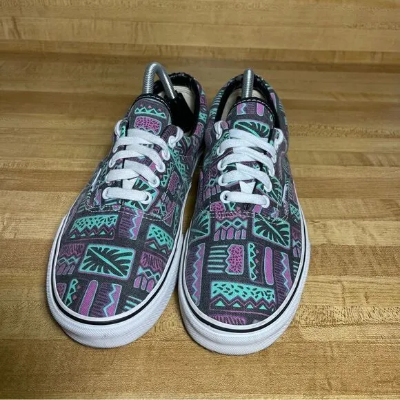 VANS Van Doren Skate Shoes Men's SZ 9.5 Women 11 Multicolor Aztec Pattern