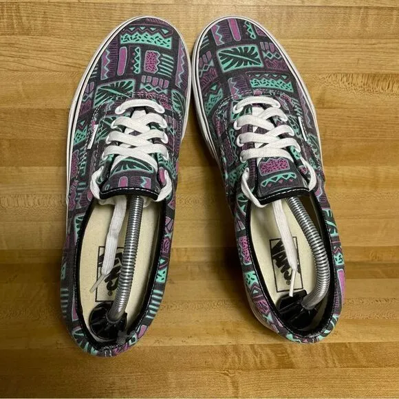 VANS Van Doren Skate Shoes Men's SZ 9.5 Women 11 Multicolor Aztec Pattern