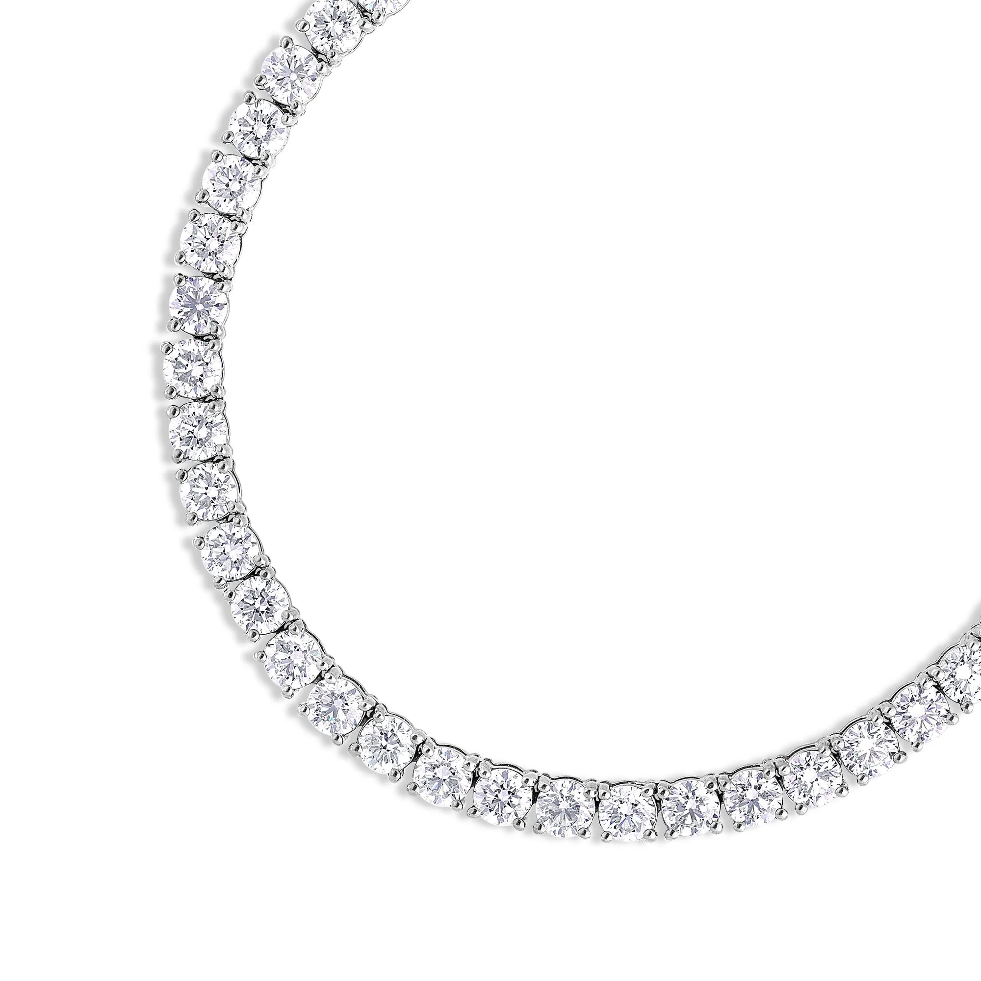 Vincent Diamond Tennis Necklace (15-Point)