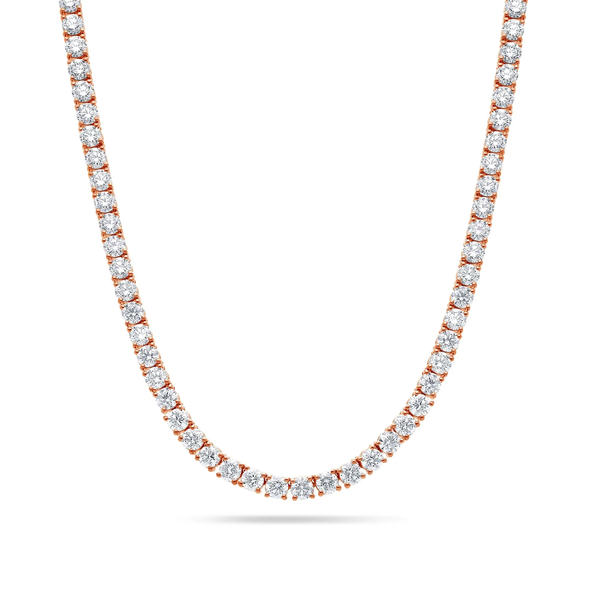 Vincent Diamond Tennis Necklace (15-Point)