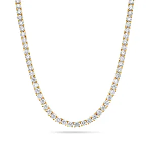 Vincent Diamond Tennis Necklace (15-Point)