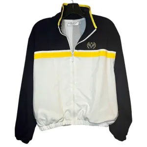 Vintage Unisex Wimbledon Jacket Size Small Blue White Yellow