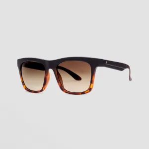 Volcom Jewel Sunglasses Matte Darkside/Bronze Fade Polar - Womens