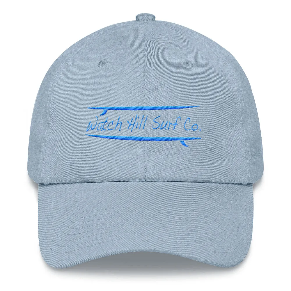Watch Hill Surf Co. 'Parallel Boards' Hat (Cyan)