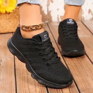 Women's Lightweight Knit Sneakers – Non-Slip & Breathable