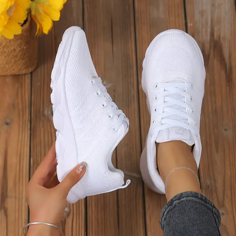 Women's Lightweight Knit Sneakers – Non-Slip & Breathable