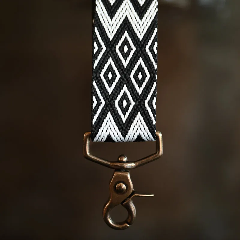 York Strap | Diamond Peaks Black/White